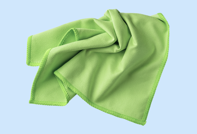 Duurzaam schoon met microvezeldoekjes