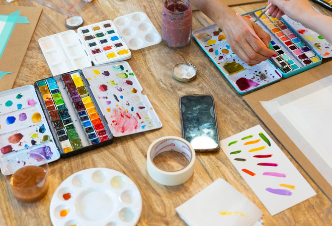 Art-tics workshops op woensdagen bij de Heidebloem